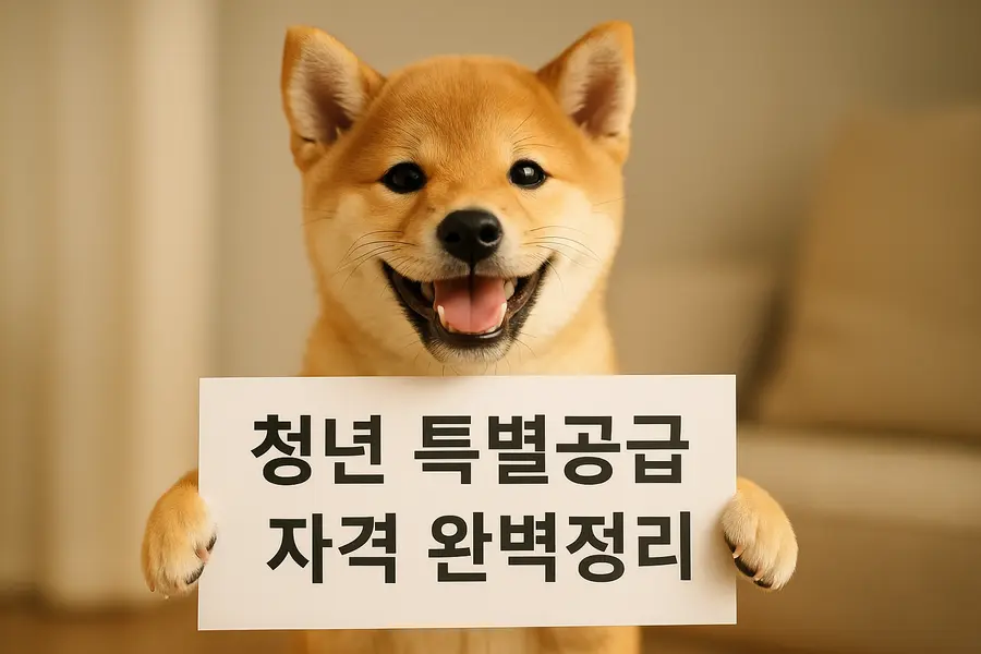 청년 특별공급 자격 완벽정리